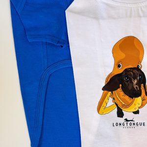 LongTongue – Designer Dog T-shirt – Plopus – Funny