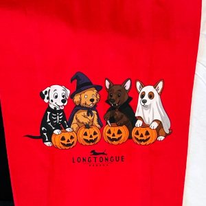 Longtongue – Designer Dog T-shit – Puptober – Funny