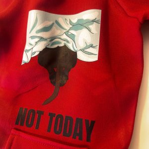 LongTongue – Designer Dog Hoodies – Not Today – Funny