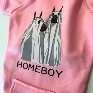 LongTongue – Designer Dog Hoodies – Homeboy Halloween – Funny