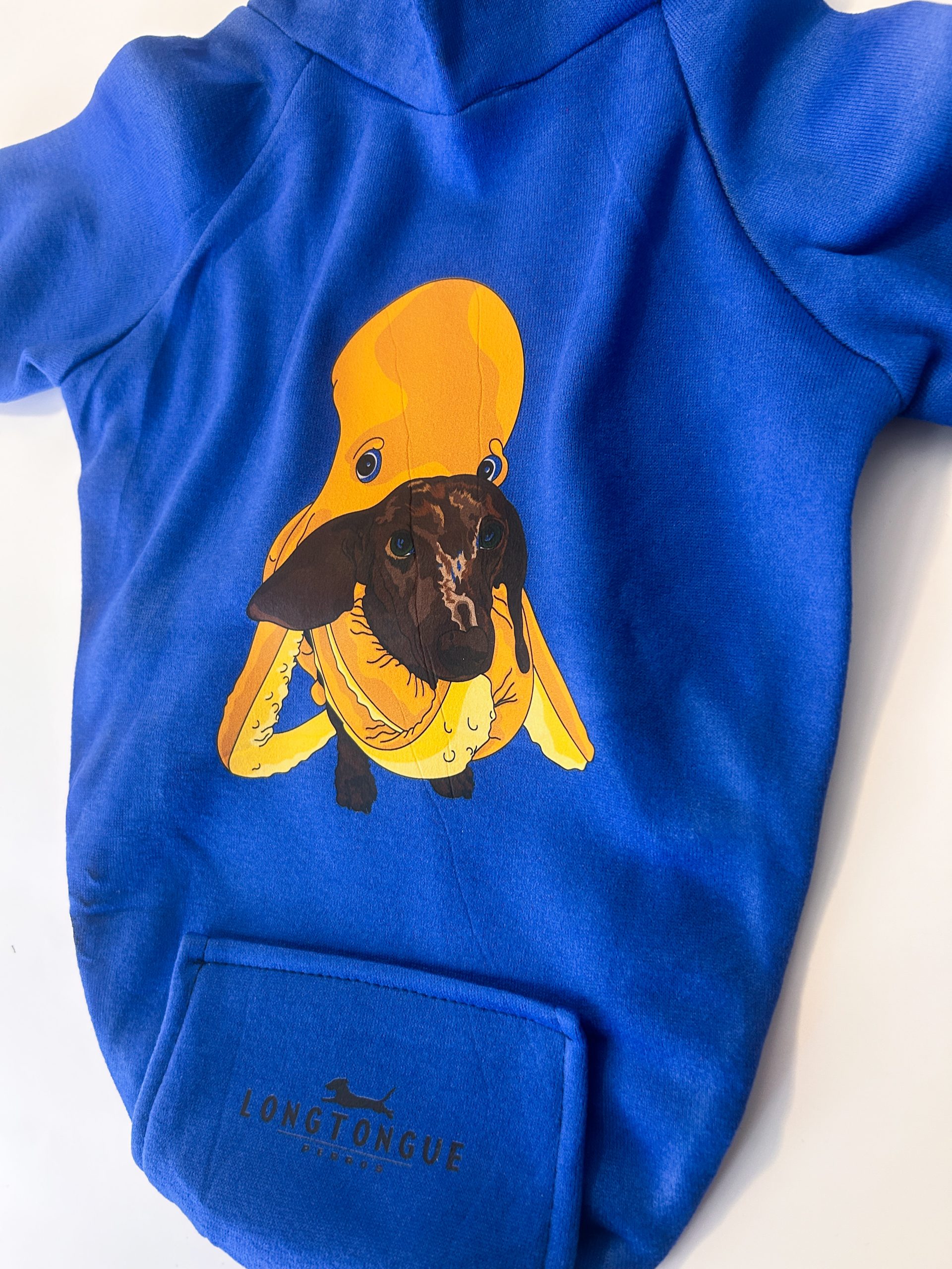 LongTongue - Designer Dog Hoodies - Plopus - Funny - Image 2