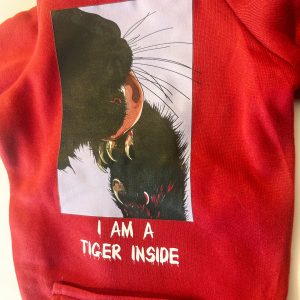 Longtongue – Designer Cat Hoodies- I am a Tiger Inside – Funny